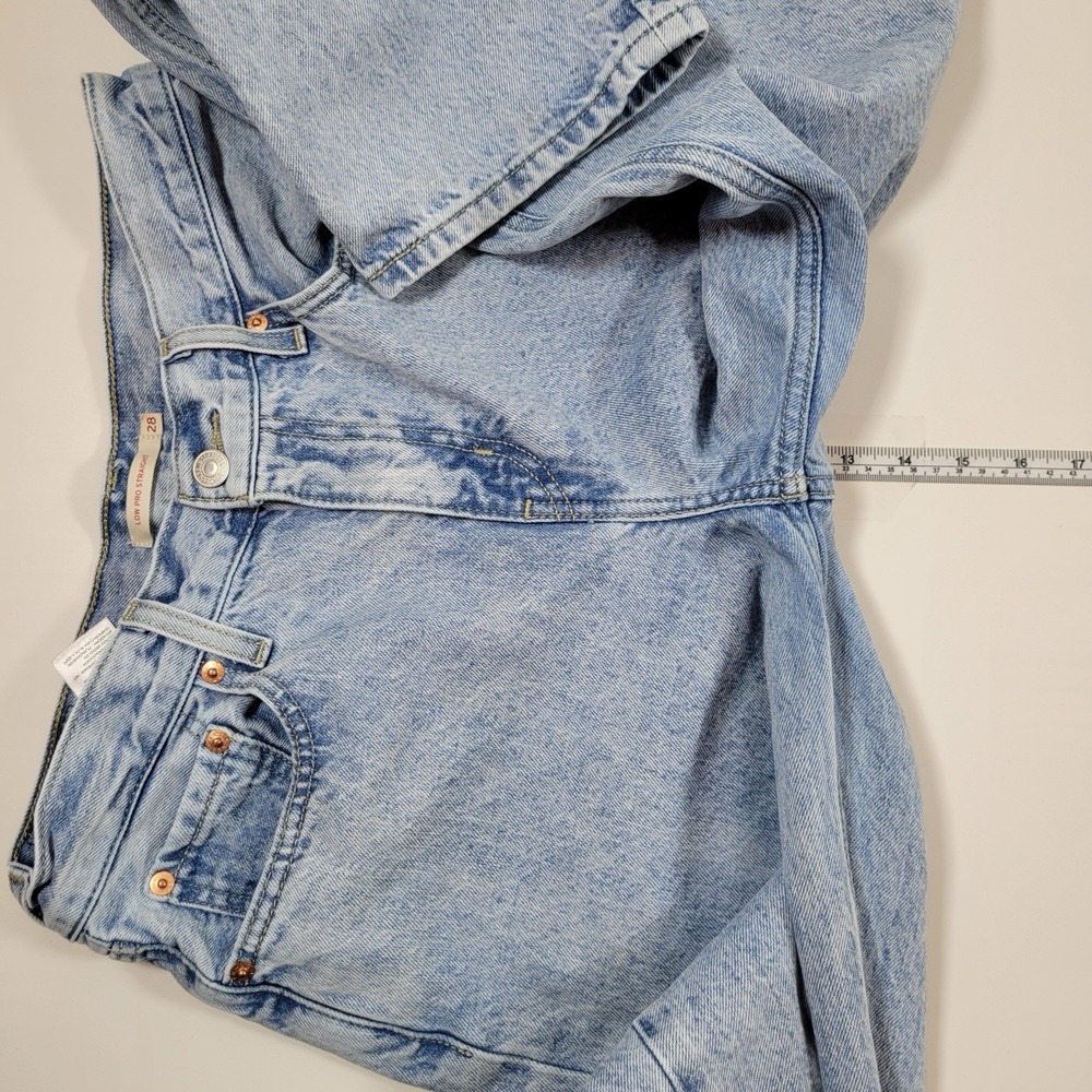 Vintage Levi's Women's Jeans Low Pro Straight Late 80's Size 28 Acid Wash - Picture 5 of 11